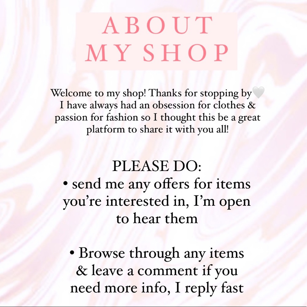 ABOUT MY SHOP🤍 - Picture 2 of 4